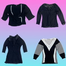 Top a maniche lunghe Y2K Gothic (TH-134)