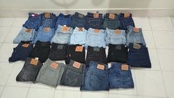 Mix branded and mix coded jeans