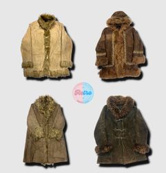 Manteaux afghans brodés Y2k / Penny Lane