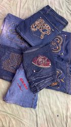 Mini saias de denim