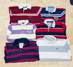 Conjunto de camisas de rugby sem marca 1