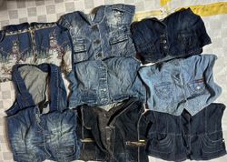 UNBRANDED DENIM WAISTCOATS (ID 1259)