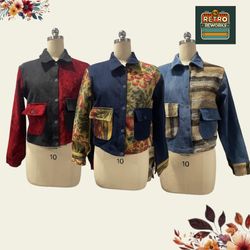 SS25 Upcycled Curtain Tapestry Jackets