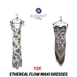 Y2K Ethereal Flow Maxi Dresses - EV0708