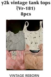 Y2K Aesthetic Tank Tops - Instant Outfit Variety! ..