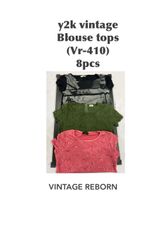 Stil-Upgrade: Y2K Vintage Reborn Bluse Los (Vr-410..