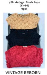 Deluxe : Bundle de Top en Maille et Dentelle Y2K V..