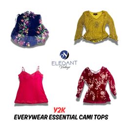 Y2K Everywear Essential Cami Tops - EV0758