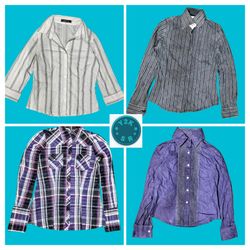 Y2Kオフィスコアシャツ