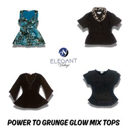 Y2K Power To Grunge Glow Mix Tops - EV0782