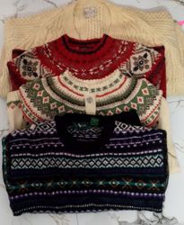 Vintage wool sweater