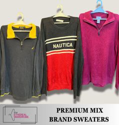 Premium Mix brand sweaters including 1/4 Zip