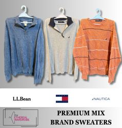 Premium Mix Brand sweaters including 1/4 Zip
