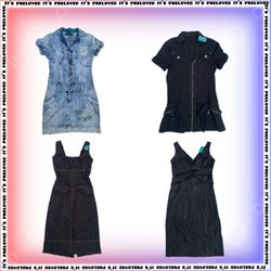 All Styles Denim and Cargo Dresses Mix (SS-1617)