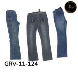 Jean vintage Y2K évasé – Look classique taille bas..
