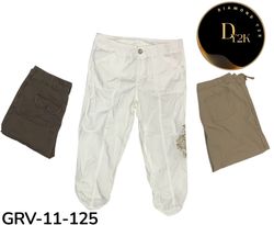 Vintage Y2K Cargo Capri – Streetwear utilitaire ta..