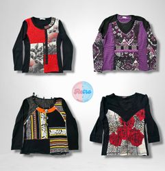 Funky Y2K Novelty Print Top (E)