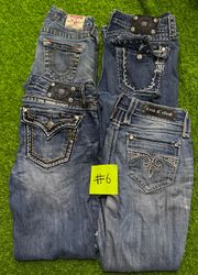 Miss me true religion and rock revival  jeans