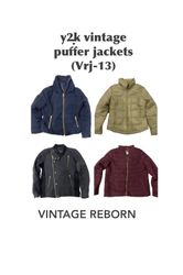 Y2K Vintage Puffer Jackets Bundle (VRJ-13) - Cropp..