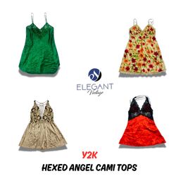 Y2K Hexed Angel Cami Tops - EV0813