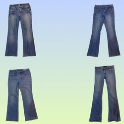 Y2K Denim Flared Jeans (TS-1521)