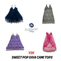 Y2K Sweet Pop Diva Cami Tops - EV0860
