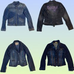 Y2K IT Girl Denim jacket (TS-1528)