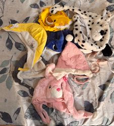 Conjunto de Toucas de Inverno para Crianças com An..