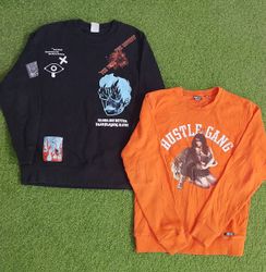 プリントスウェットシャツ