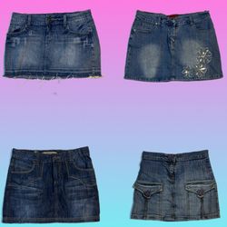Y2L Unique Denim mini skirts (TH-123)