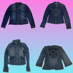 Veste en denim Y2K Uniqye (TH-147)