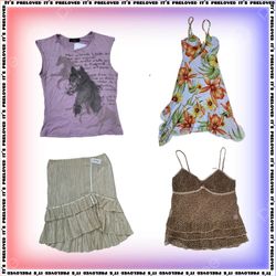 Y2K Streetstyle - Tops, Dresses, Skirts SS-(1619)