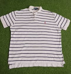 T-shirt à col carreauté Polo