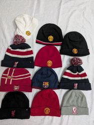Football colored beanies