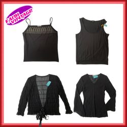 All Black Starter Back-Tops and Dresses Mix (FV-09..