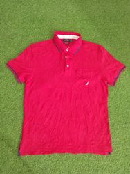 Camiseta de Gola Lisa de Cor Sólida Nautica