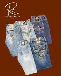 RT 1301 Rock Revival Men Mix Jeans