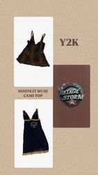 Y2k Moonlit Muse Cami Top