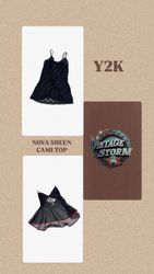 Y2k Nova Sheen Cami Top