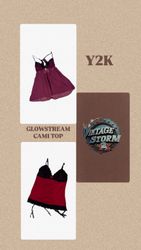 Y2k Glowstream Cami Top