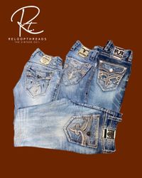 RT 1306 Rock Revival Men Mix Jeans