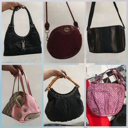 Mixed branded bags