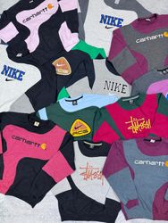 Rework Style Mix Brands Felpa