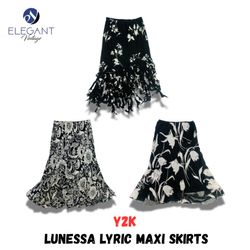 Y2K Lunessa Lyric Maxi Skirts - EV1013
