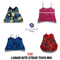 Y2K Lunar Bite Strap Tops Mix - EV0884