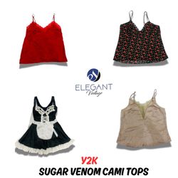Y2K Sugar Venom Cami Tops - EV0885