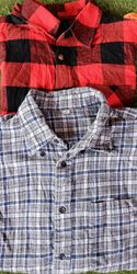 Camisa de flanela sem marca 11Pcs (3137)
