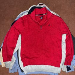 HR 21 Nautica 1/4 ハーフジップ