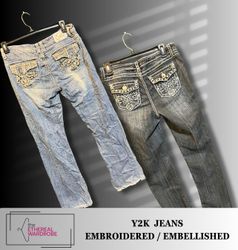 Y2K Flare Jeans for Women