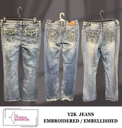 Y2k Bootcut-Jeans für Damen